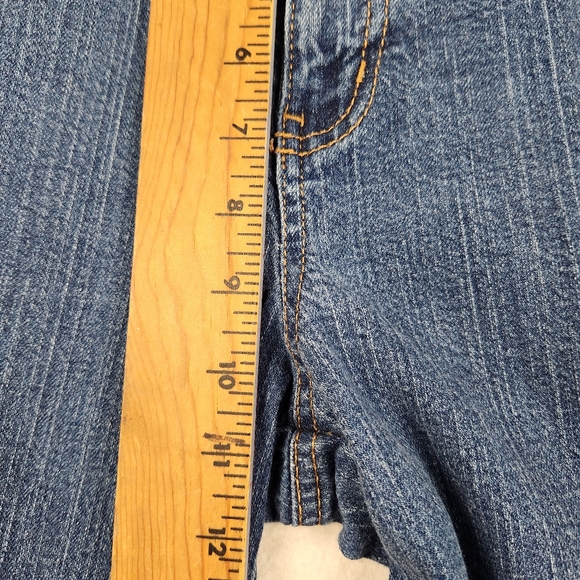 Kim Rogers Petite Women's Size 12P Blue Denim Straight Leg Jeans - Picture 5 of 7